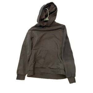 LB Collection Khaki Green/Gray Pullover Hoodie Mens Medium